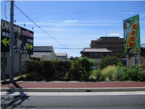 福山市手城町、土地の画像です