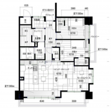 福山市笠岡町、マンションの間取り画像です