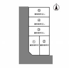 福山市川口町、土地の間取り画像です