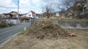 福山市緑陽町、土地の画像です