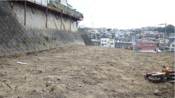 福山市緑陽町、土地の画像です