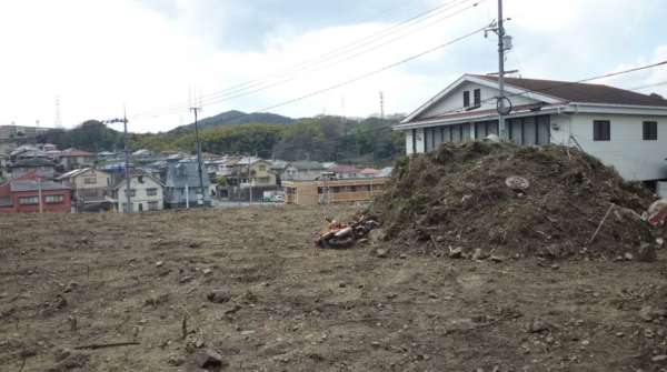 福山市緑陽町、土地の画像です