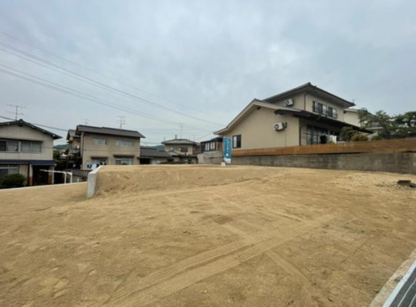 福山市東陽台、土地の画像です