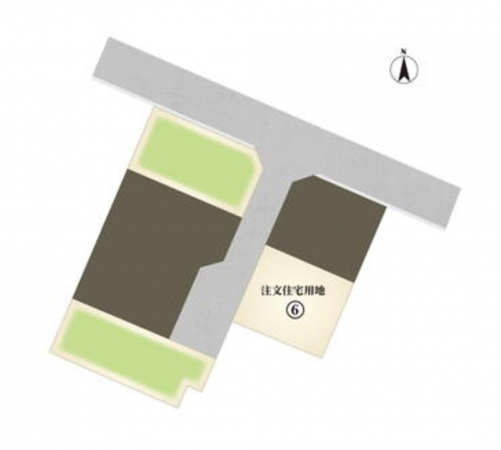 福山市川口町、土地の間取り画像です