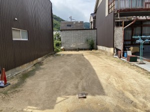 福山市鞆町後地、土地の画像です