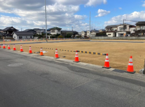 福山市多治米町、土地の画像です