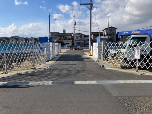 福山市多治米町、土地の画像です
