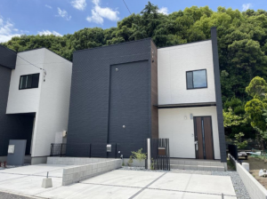 福山市南蔵王町、新築一戸建ての外観画像です