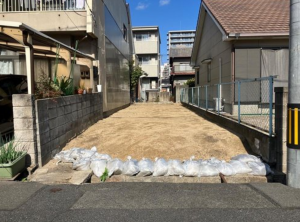 福山市野上町、土地の画像です