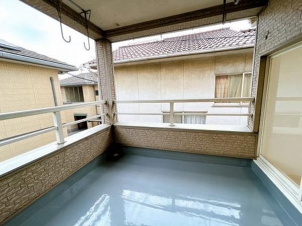 福山市新涯町、中古一戸建てのバルコニー画像です