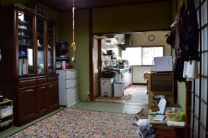 福山市田尻町、中古一戸建ての居間画像です