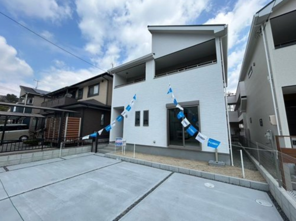 福山市水呑町、新築一戸建ての外観画像です