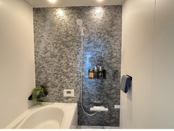 福山市奈良津町、新築一戸建ての風呂画像です