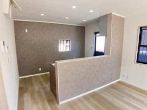 福山市平成台、中古一戸建てのキッチン画像です