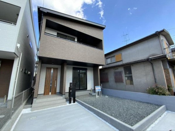 福山市川口町、新築一戸建ての外観画像です
