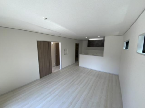 福山市川口町、新築一戸建ての居間画像です