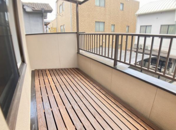 福山市港町、中古一戸建てのバルコニー画像です