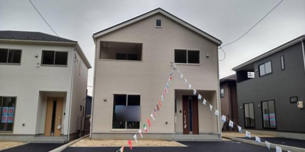 福山市新涯町、新築一戸建ての画像です