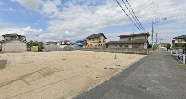 福山市川口町、土地の画像です