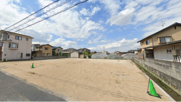 福山市川口町、土地の画像です