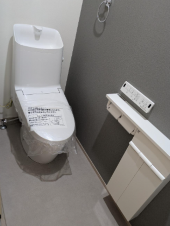 福山市草戸町、新築一戸建てのトイレ画像です
