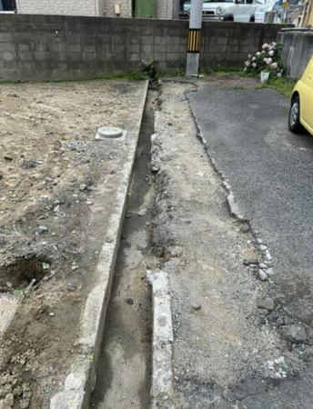 福山市西深津町、土地の画像です