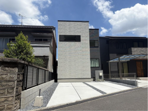 福山市草戸町、新築一戸建ての外観画像です