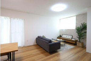 福山市草戸町、新築一戸建ての居間画像です