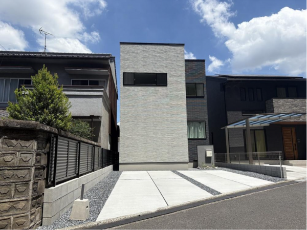 福山市草戸町、新築一戸建ての外観画像です