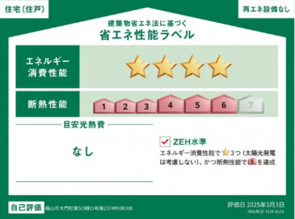 福山市大門町、新築一戸建ての画像です