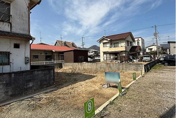 福山市南蔵王町、土地の間取り画像です