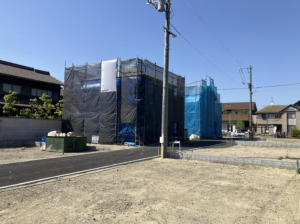 福山市新涯町、新築一戸建ての画像です