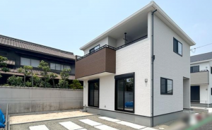 福山市新涯町、新築一戸建ての外観画像です