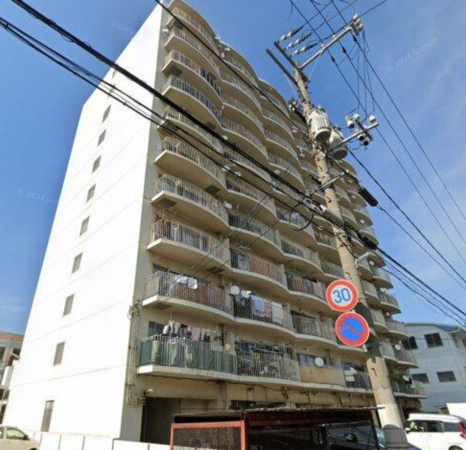 福山市南手城町、マンションの画像です