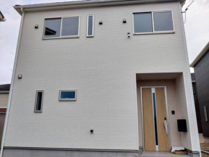 福山市水呑町、新築一戸建ての外観画像です