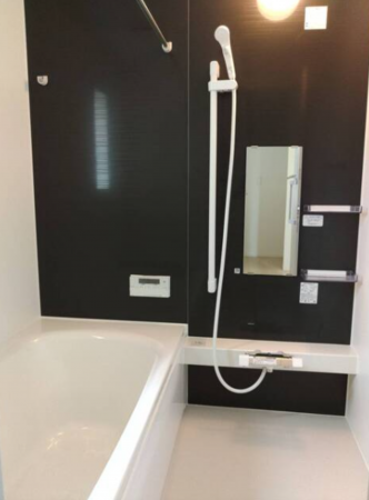 福山市水呑町、新築一戸建ての風呂画像です