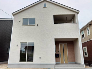 福山市水呑町、新築一戸建ての外観画像です