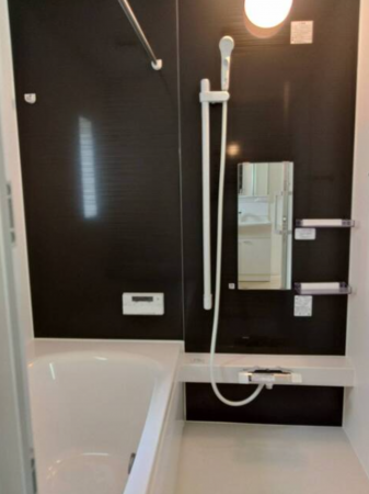 福山市水呑町、新築一戸建ての風呂画像です