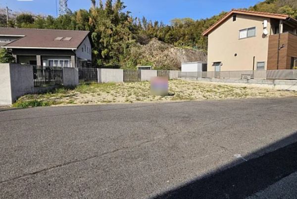 福山市箕島町、土地の画像です