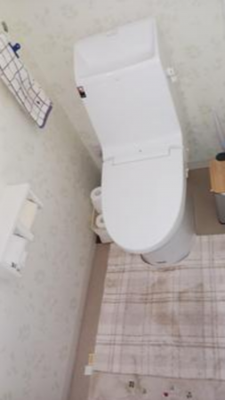 福山市川口町、中古一戸建てのトイレ画像です