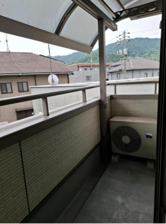 福山市水呑町、中古一戸建てのバルコニー画像です