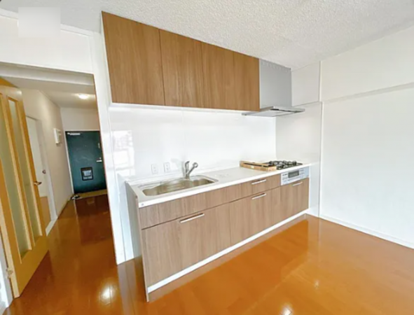 福山市西町、マンションのキッチン画像です