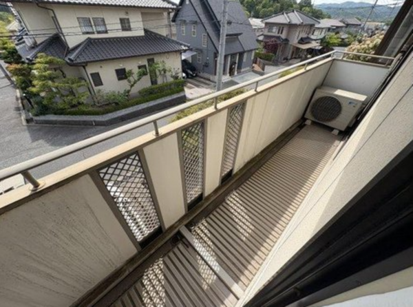 福山市明王台、中古一戸建てのバルコニー画像です