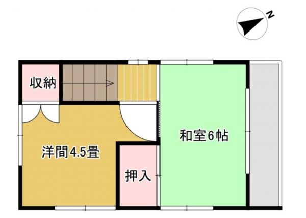福山市東川口町、中古一戸建ての間取り画像です