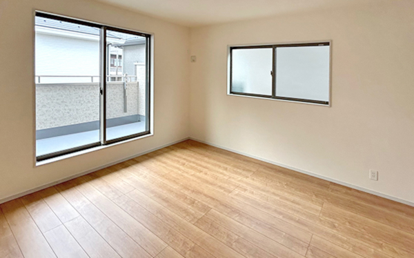 福山市幕山台、新築一戸建ての寝室画像です