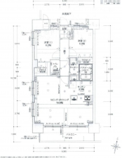 福山市今町、マンションの間取り画像です