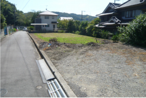 福山市瀬戸町大字地頭分、土地の画像です