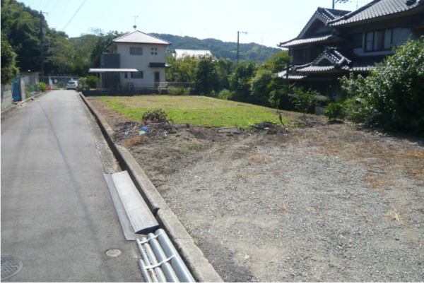 福山市瀬戸町大字地頭分、土地の画像です