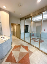福山市西桜町、マンションのエントランス画像です