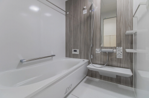 福山市大門町、新築一戸建ての風呂画像です